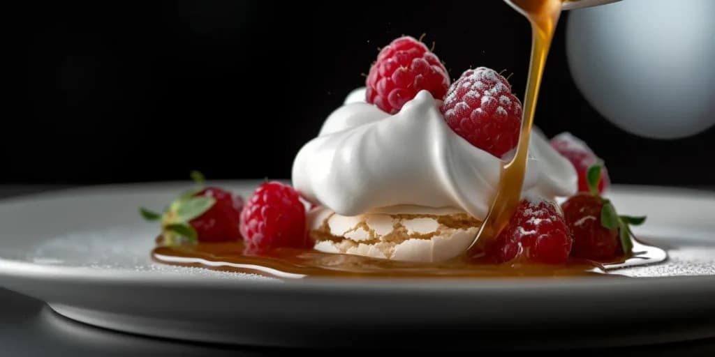 Midjourney generated image of pavlova desert